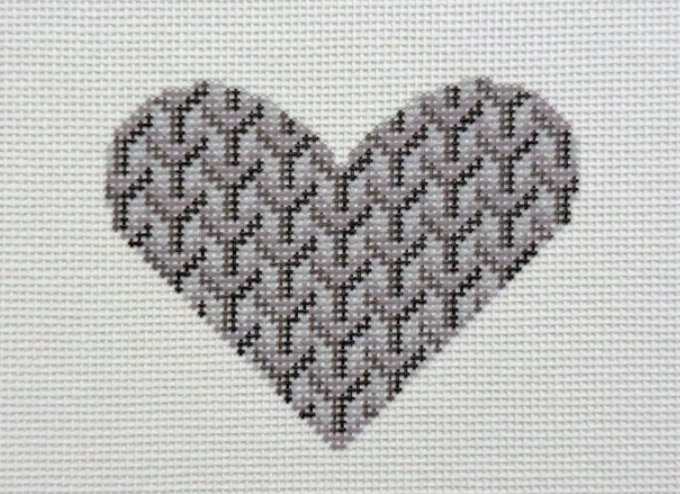 Grey Designer Heart