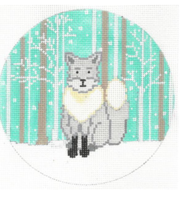 Silver Snow Fox