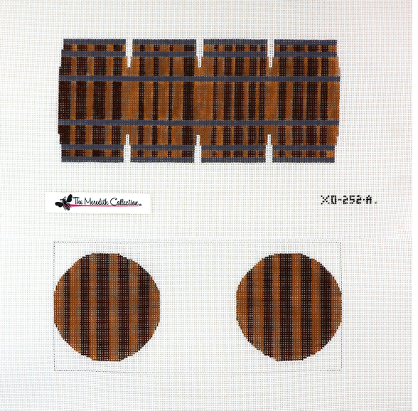 3-D Bourbon Barrels No Design