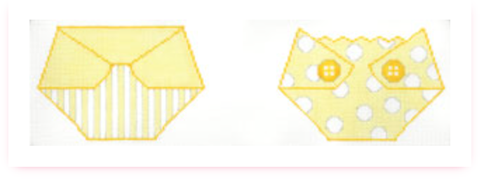 Gift Card Holder - Yellow Diaper