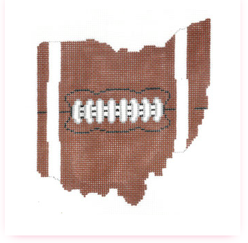 Football State Shaped - Ohio
