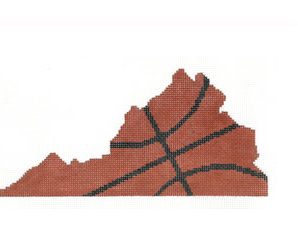 Basketball State Shaped - Virginia