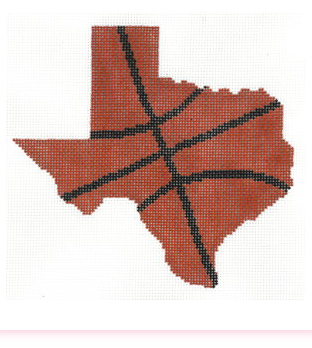 Basketball State Shaped - Texas