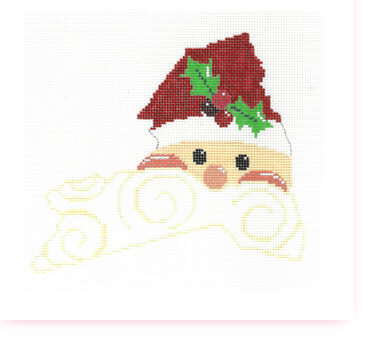 State Shaped Santa New York