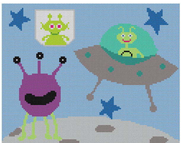 Martian & Monster Tooth Fairy Pillow