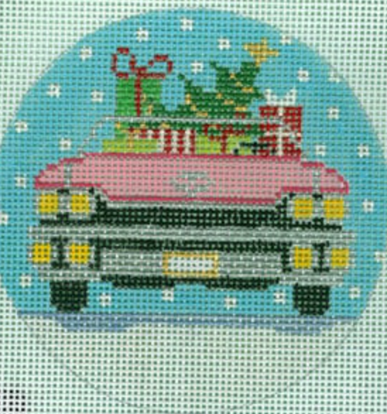 Pink Caddy Christmas