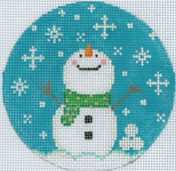 First Snow!  Snowman