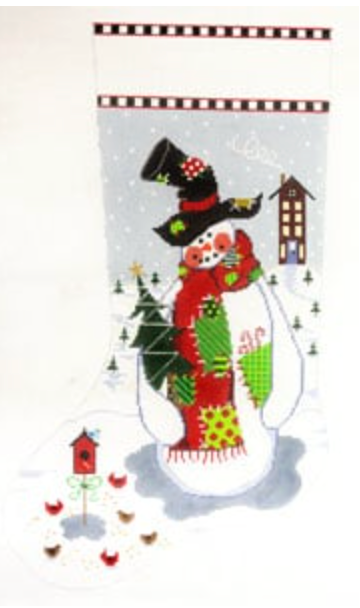 Patchwork Snowman