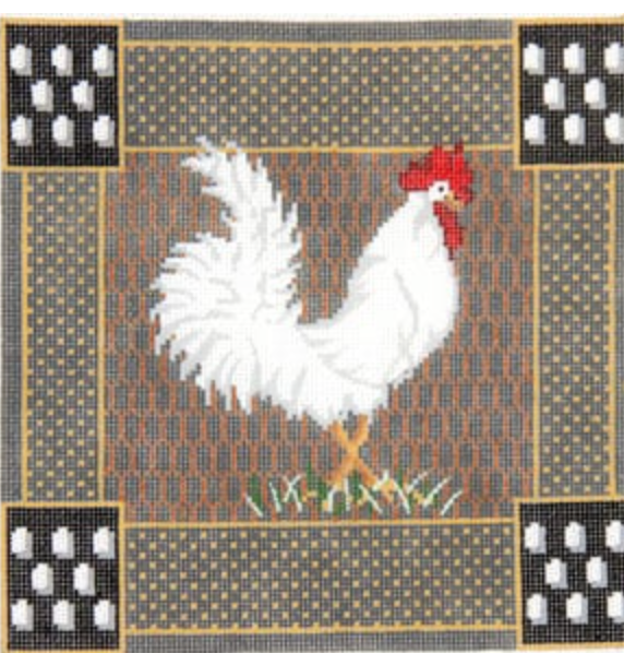 White Rooster