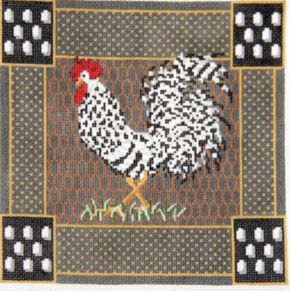 Black & White Rooster