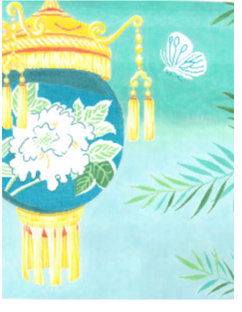 Peony Lantern & Butterfly