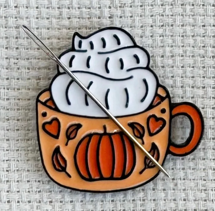 Pumpkin Spice Latte Needle Minder