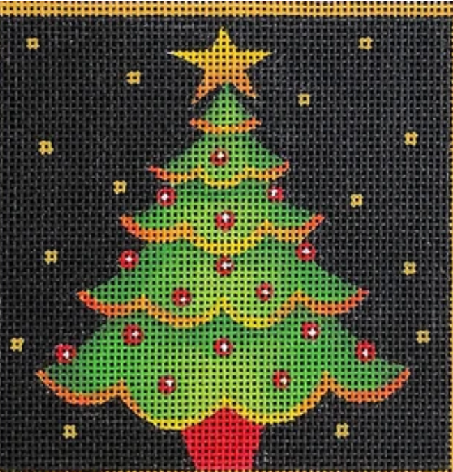 Tree with Gold Hems