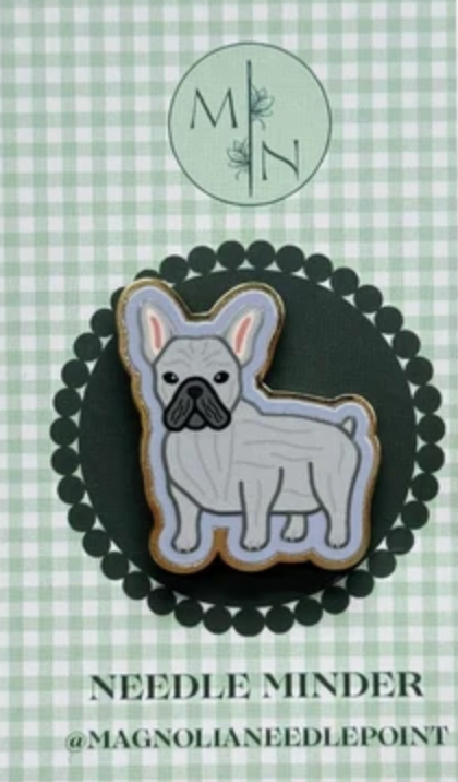 Grey Frenchie Needle Minder