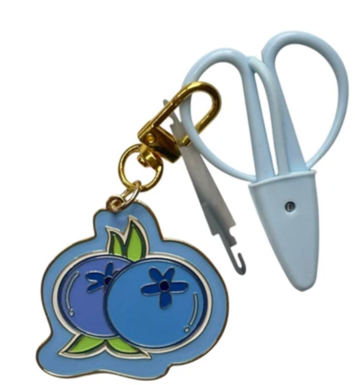 Blueberry Notion Keychain