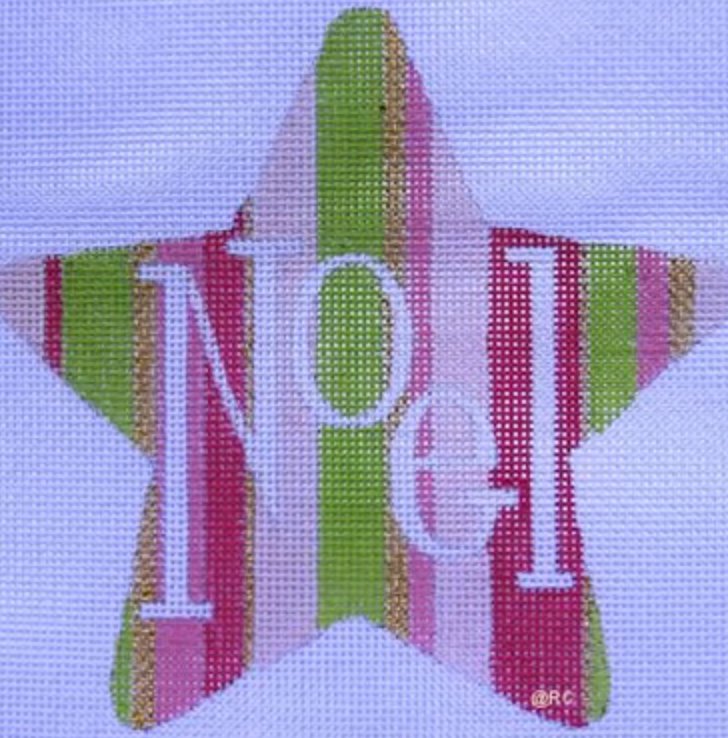 PINK/GREEN NOEL STAR