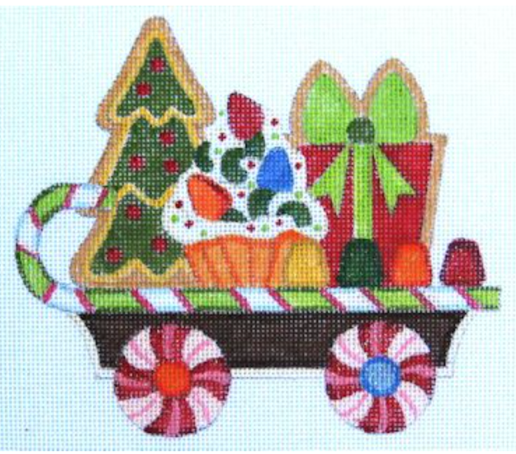 GINGERBREAD FLAT CAR