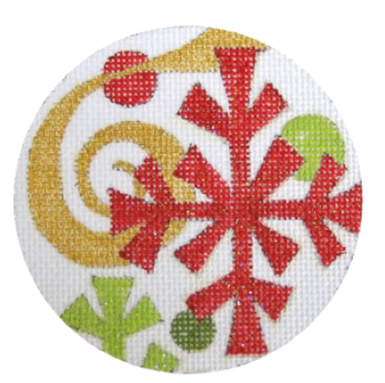 RED SNOWFLAKE ORNAMENT