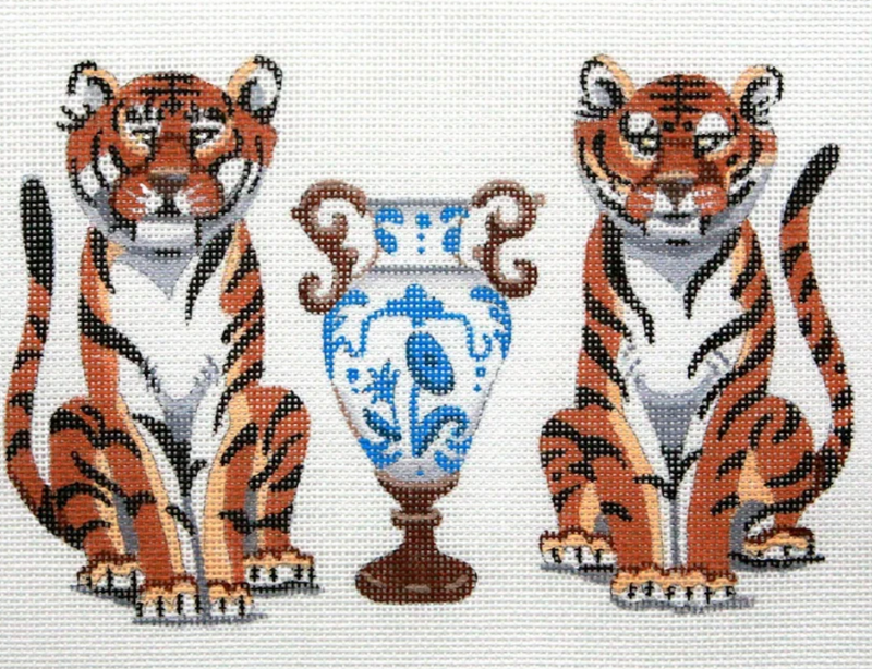 Tigers and Vase