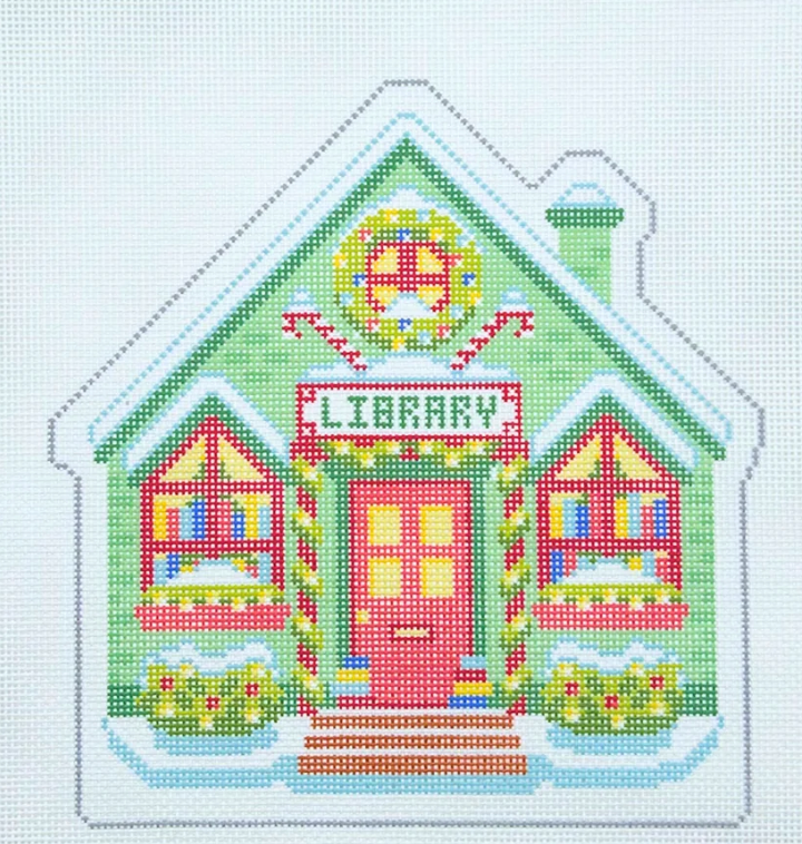 Library Christmas Village