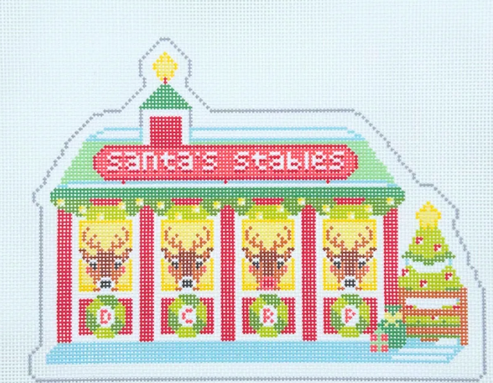 Santa's Stables Christmas Village