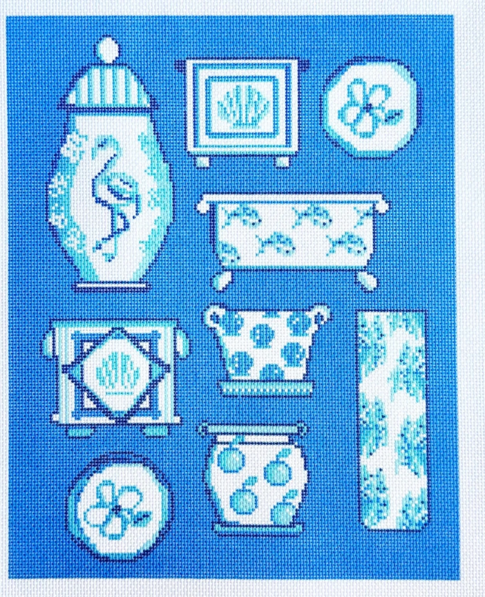 When Blue and White Met the Tropics