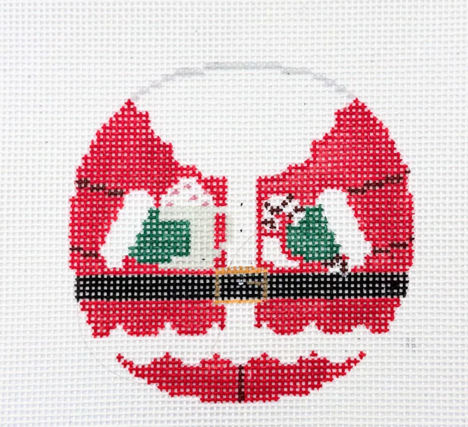 Santa Suit Round and Stitch Guide - 13 mesh