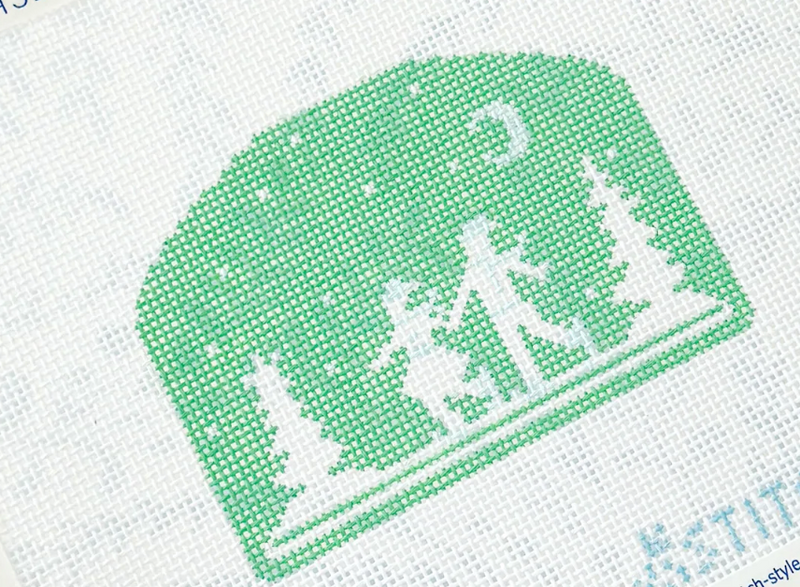 Skaters Silhouette - Mint Green