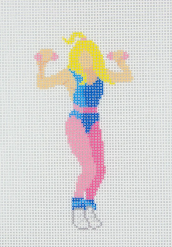 Aerobics Lady - Blue