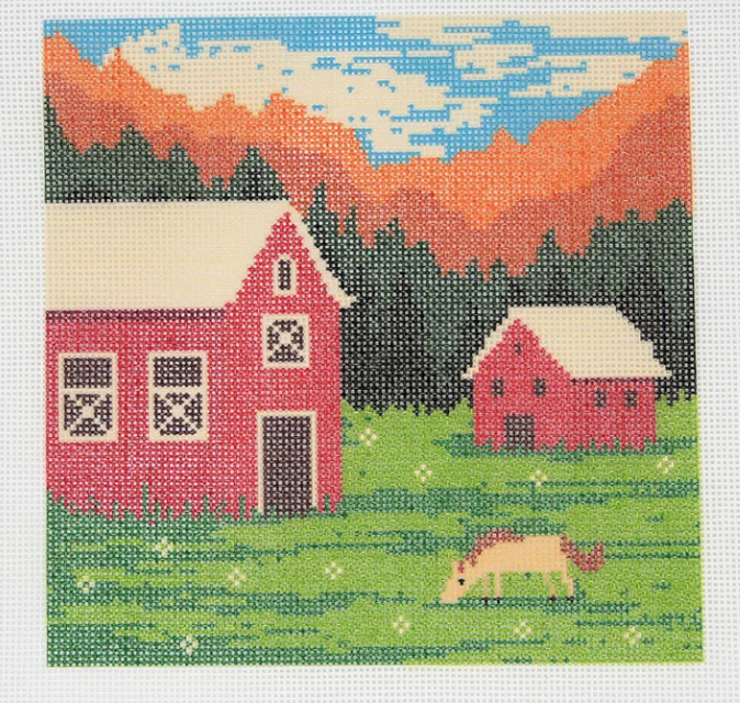 Horse and Barnss