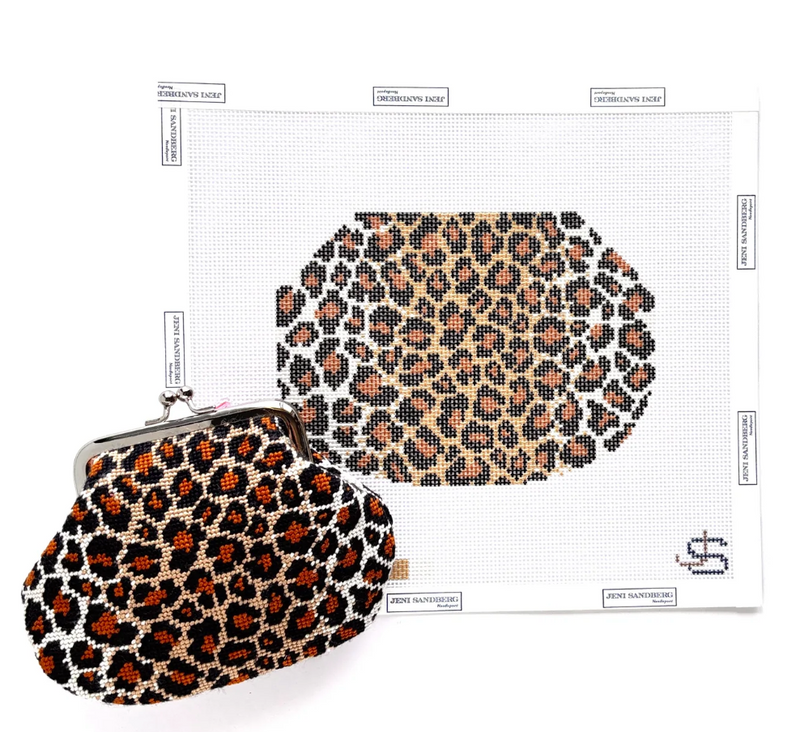 Leopard  - Kiss Lock Bags