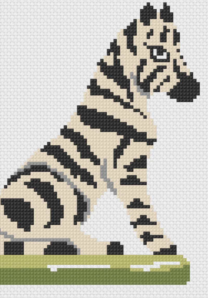 Zebra Figurine - Right Facing