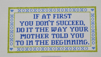 If At First...Mother