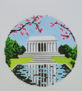 Lincoln Memorial with Cherry Blossoms