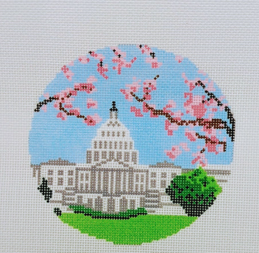 Capitol with Cherry Blossoms