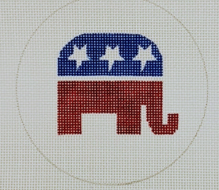 GOP Elephant Ornament