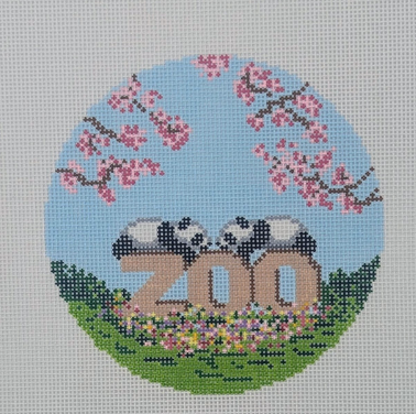 Pandas & Zoo w. Cherry Blossoms