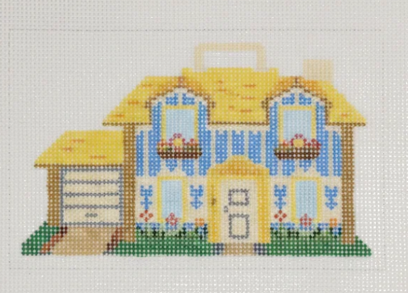 Fisher Price Blue and Yellow House