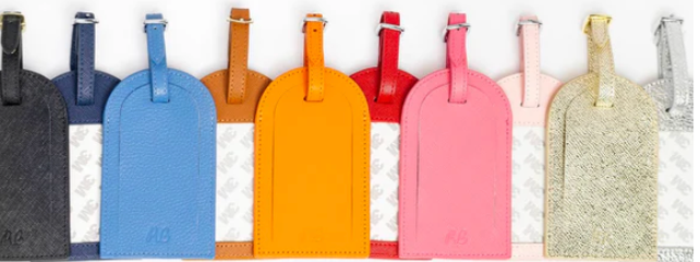 RB Leather Bag Tag