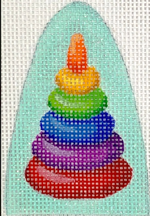 Christmas Tree Advent Calendar (set includes background on 13 mesh and 25 ornaments on 18 mesh)