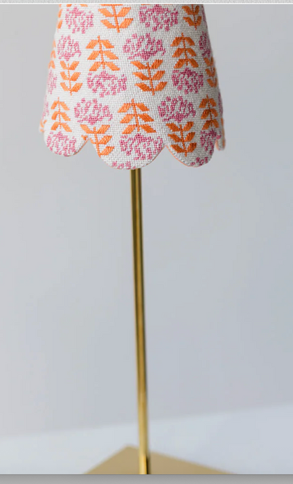 Blocked Begonia Lamp Shade