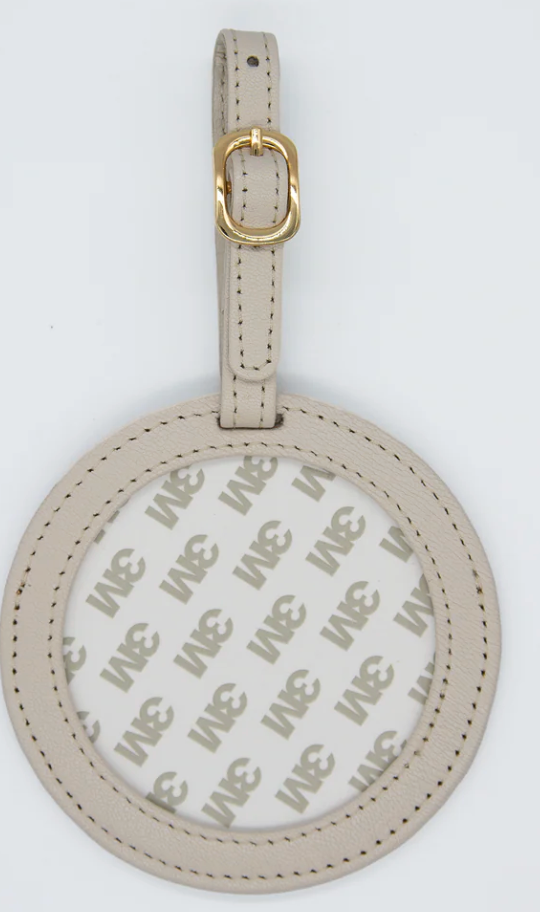 Round Leather Luggage Tags