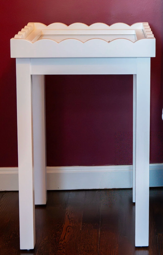 Scalloped Table - Self Finishing