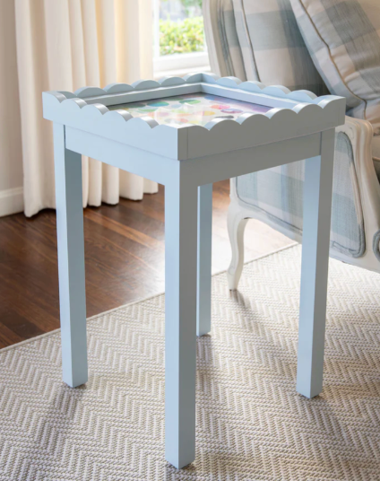 Scalloped Table - Self Finishing