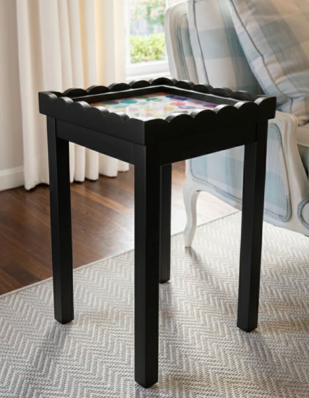 Scalloped Table - Self Finishing