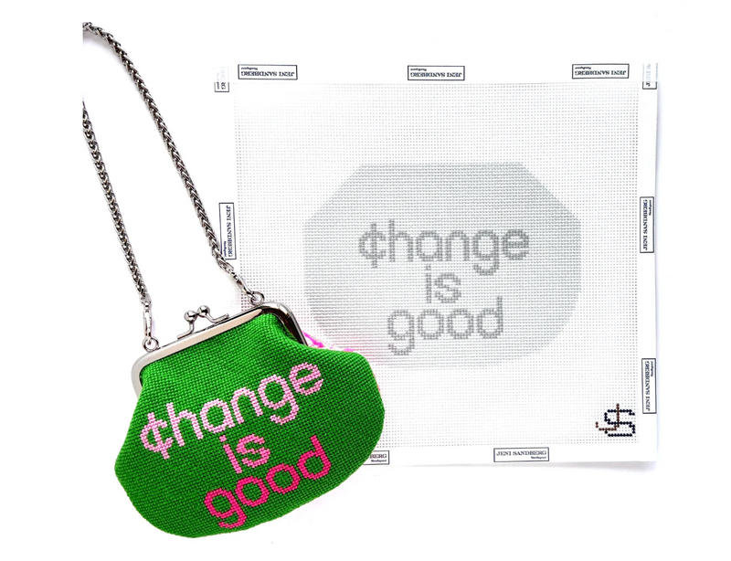 Change is Good - Kiss Lock Bags