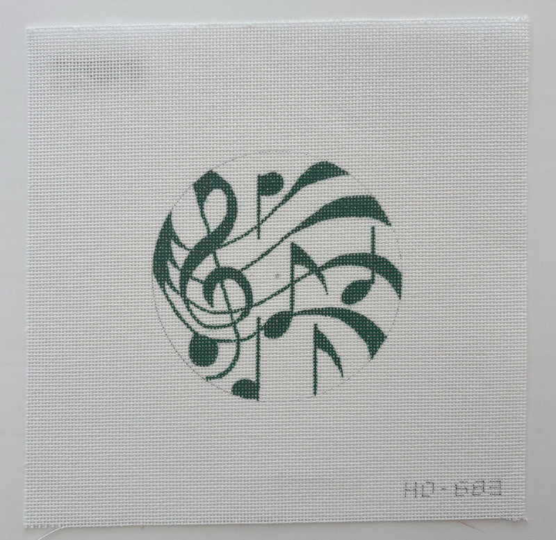 MUSIC ORNAMENT GREEN